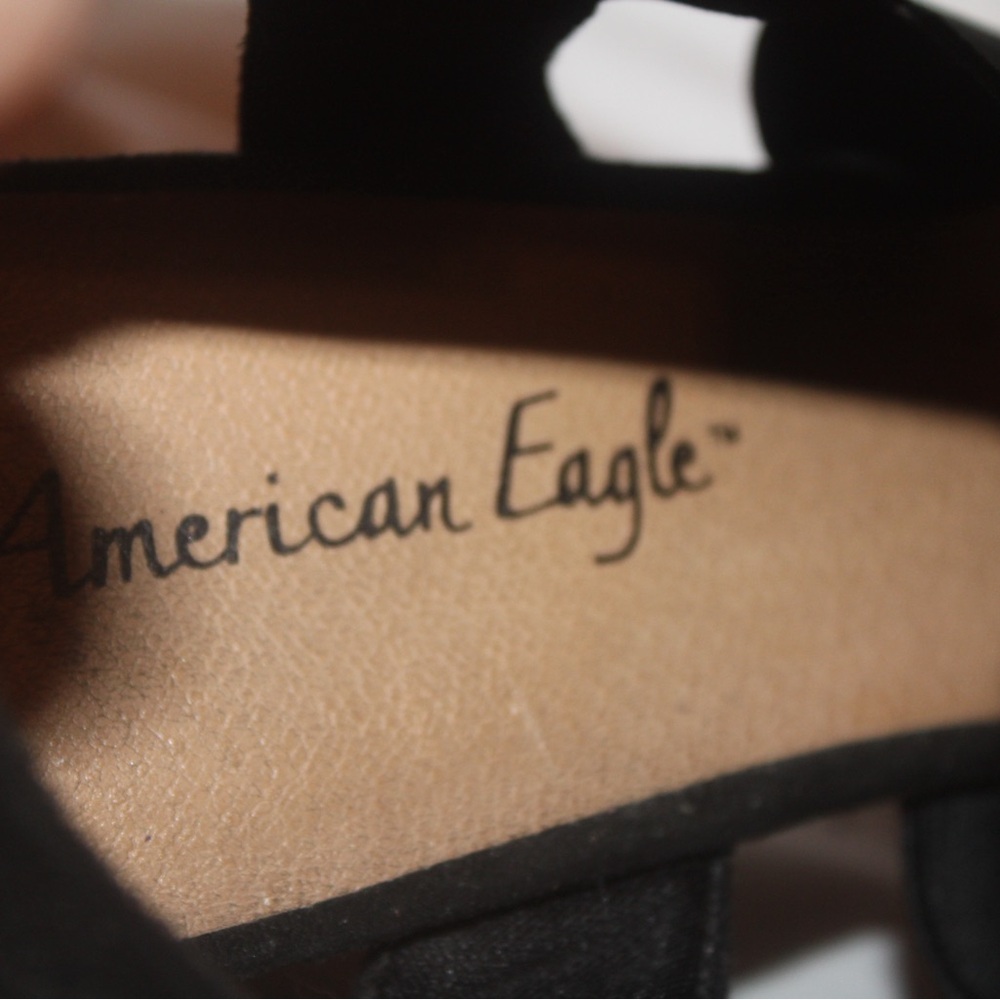 American Eagle Outfitters Black Strappy Sandals - Picture 4 of 7